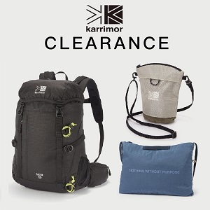 人気のバックパック、ポーチなどクリアランス開催中！