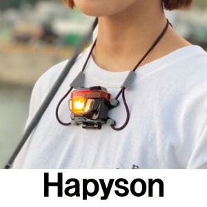 首掛けも頭部への装着も可能なチェストライト