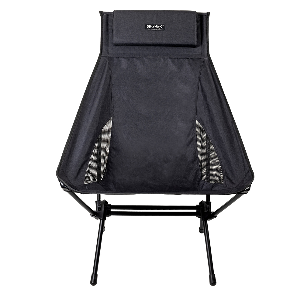 ギミック ヘッドレストチェア / gm-ch05l ブラック キャンプ
