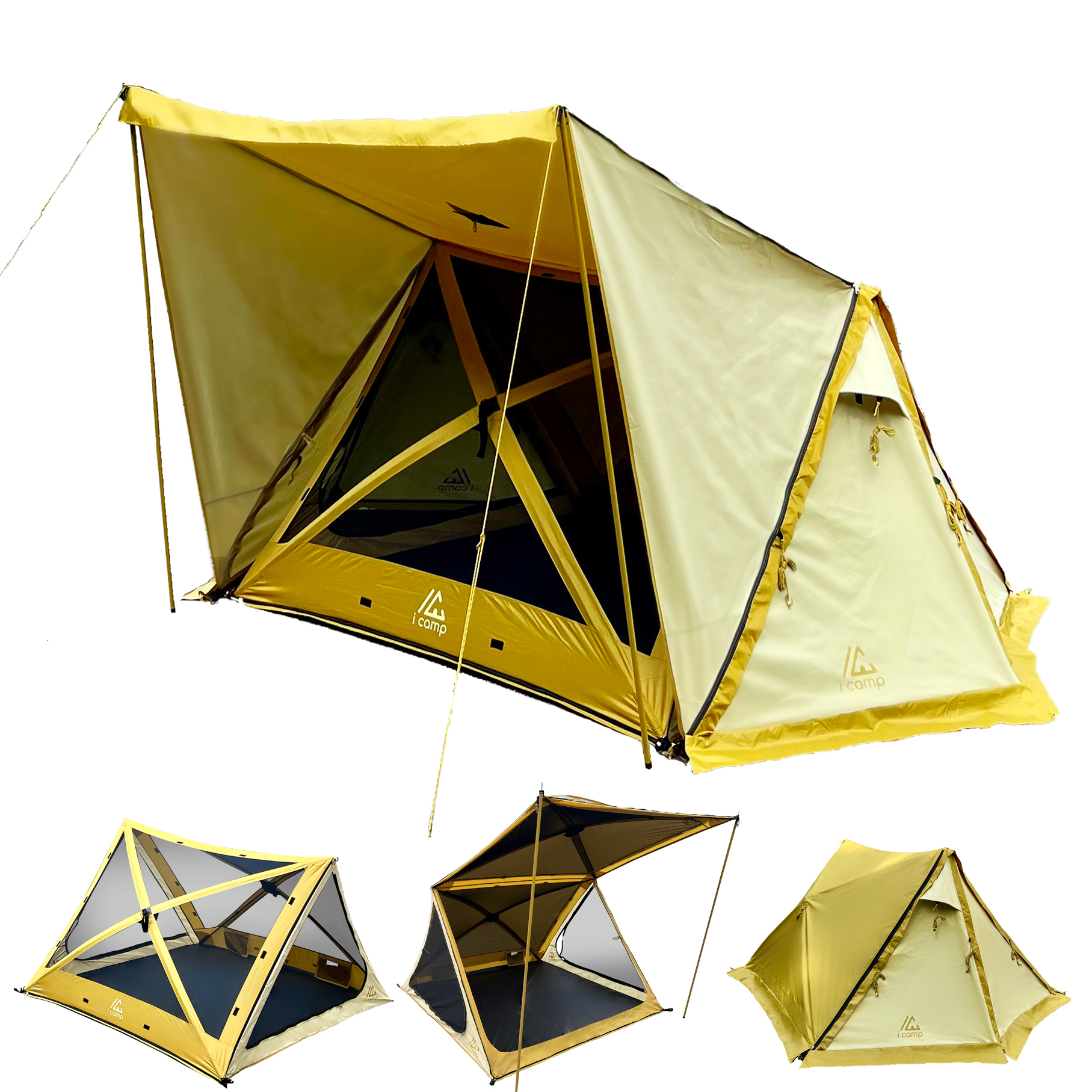 i camp ラクバイン2 i camp ラクバイン2 rakubain (ラクバイン)【進化版】 テント 2人 ～ 4