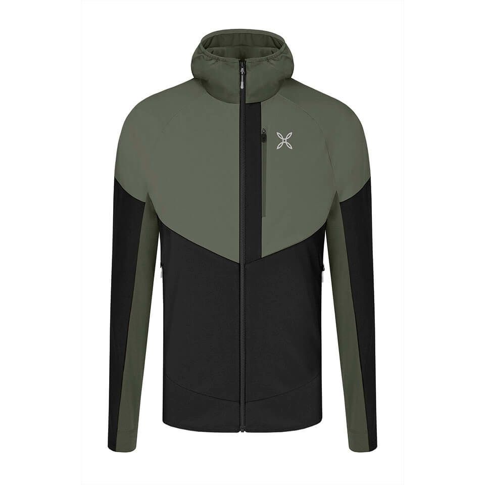 m スピッツ マグリア / ブラック/セージグリーン SPITZE MAGLIA MMAP53X