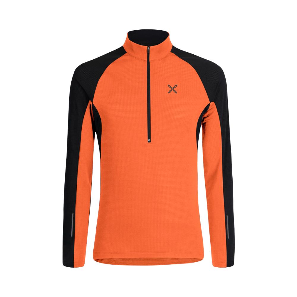 ランソフトジップマグリア / ダークオレンジ RUN SOFT ZIP MAGLIA