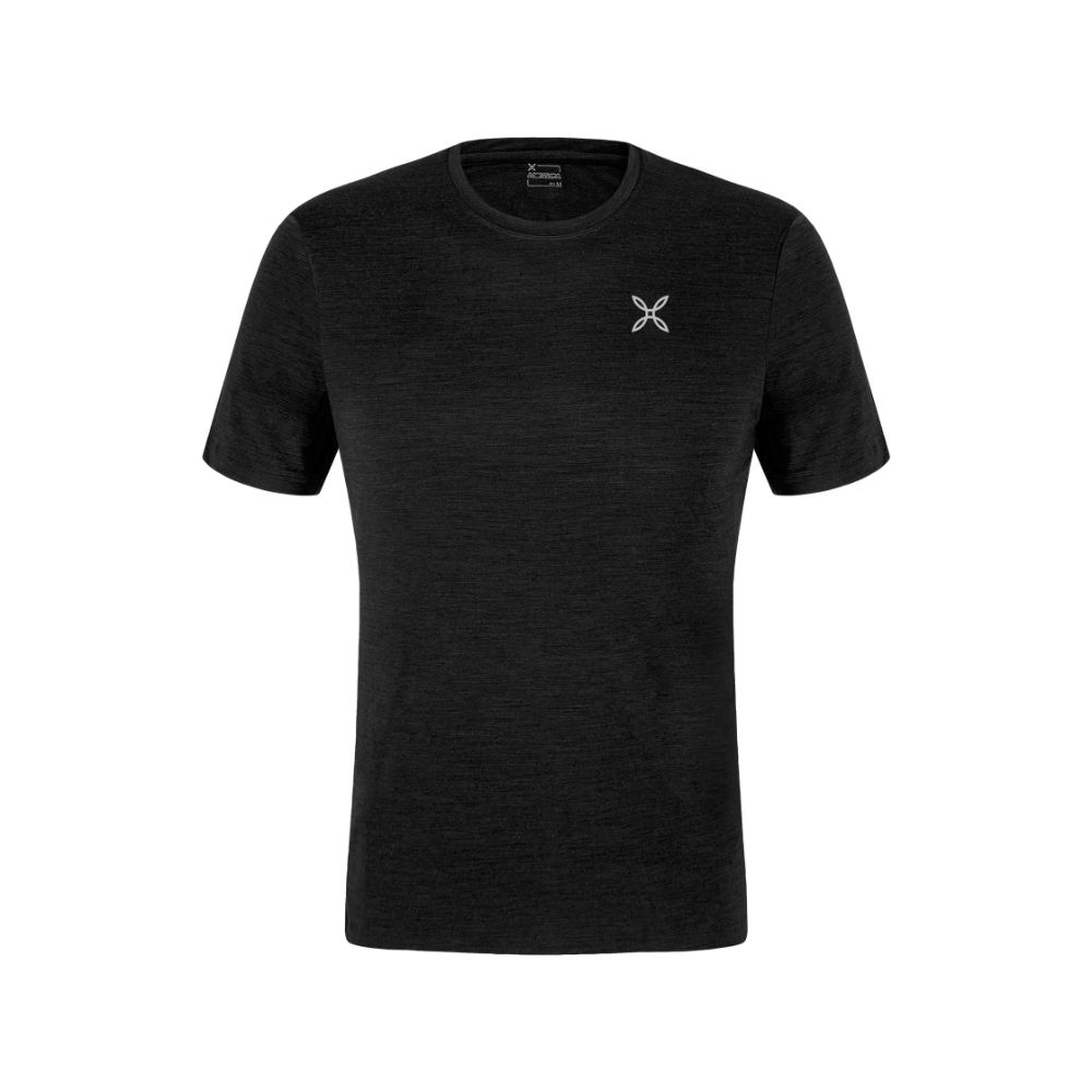 モンチュラ　メリノエア Tシャツ アウトレット】メリノエア Tシャツ / ブラック MERINO AIR T-SHIRT