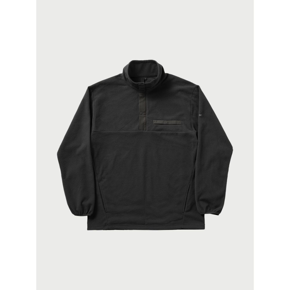 GRPN ハーフジップ プルオーバー / Black GRPN half zip pullover