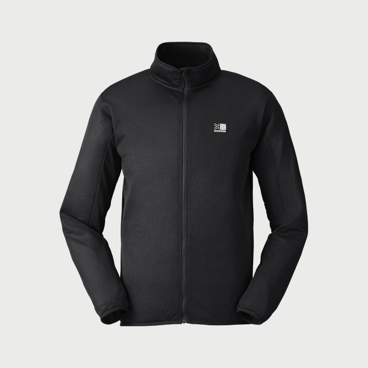 オクタマウンテンジップアップ / Black octa mountain zip-up 101593