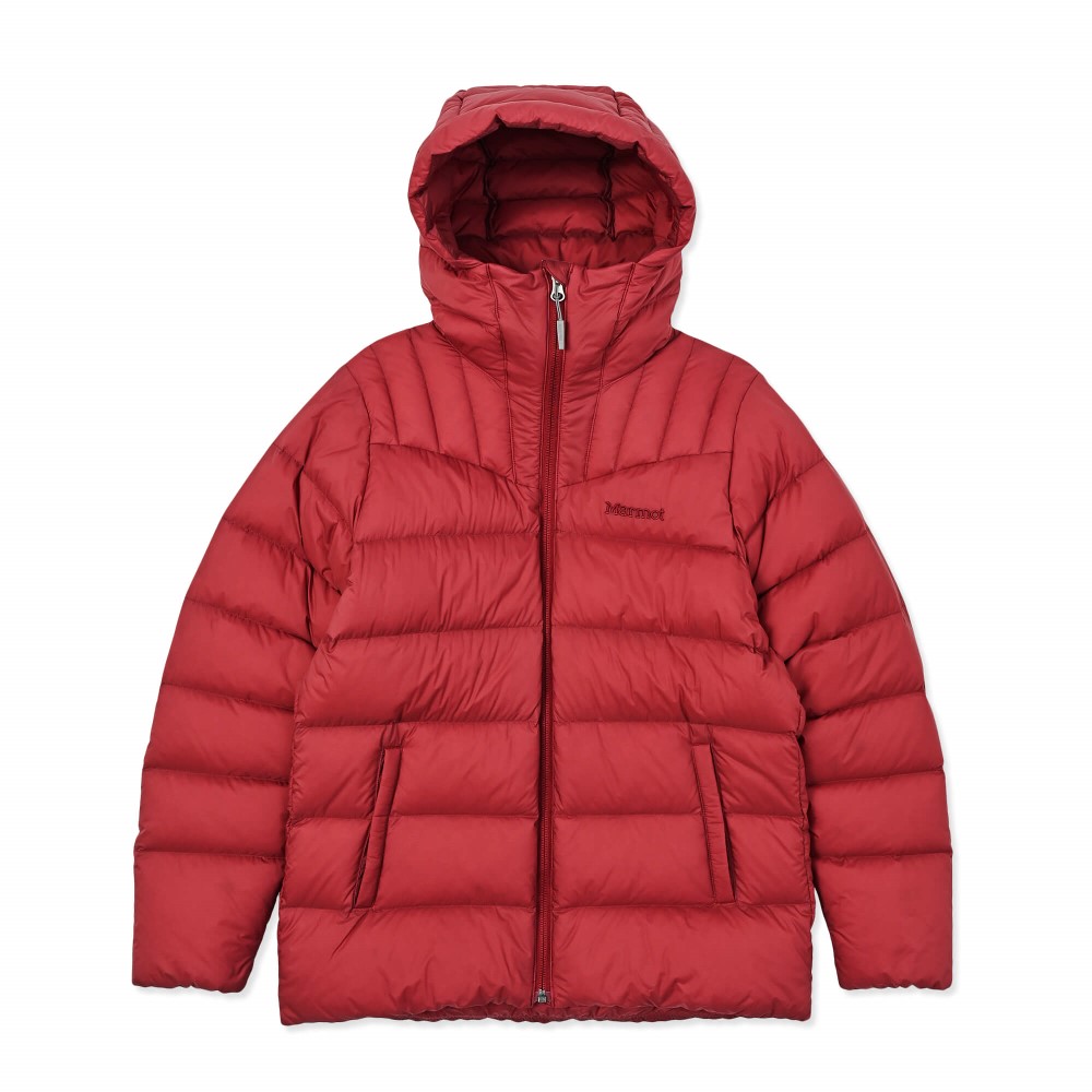 ウィメンズランスダウンフーディー / ワイン W's Lance Down Hoodie