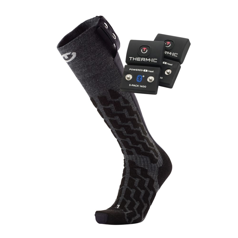 Therm-ic パワーソックス ヒート ユニ 39-41サイズ 新品未使用品 パワーソックスヒートフュージョンユニV2+S1400B / ブラック