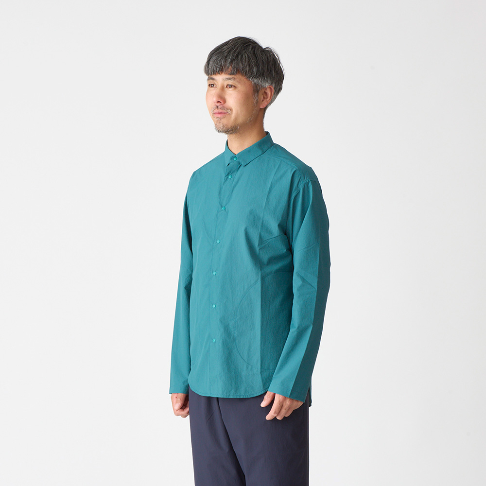 ヒュッテシャツ / コロニアルブルー Hutte Shirt 011134 シャツ メンズ