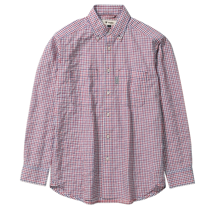 FENDROMA シャツ 風を感じるストレッチサッカー オープンカラーシャツ（シャツ