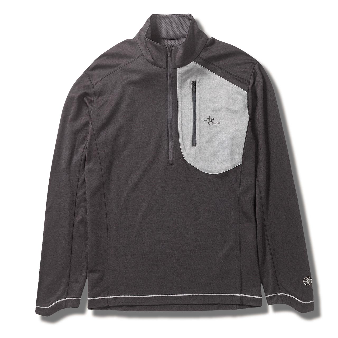 TSウールハーフジップ / カーボンブラック TS Wool Half Zip 5215454