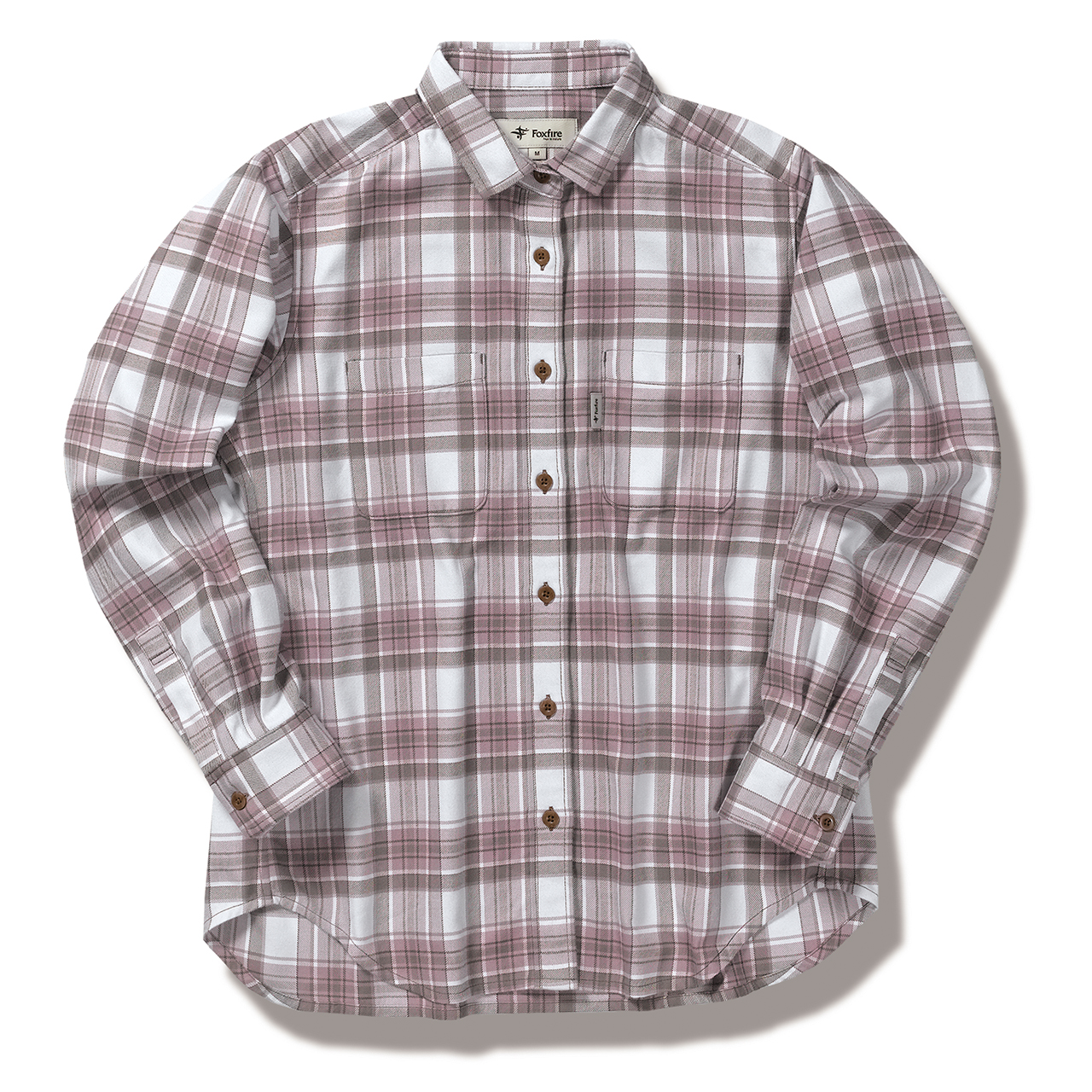 TSラフチェックシャツ / モーブピンク TS Rough Check Shirt 8112473 