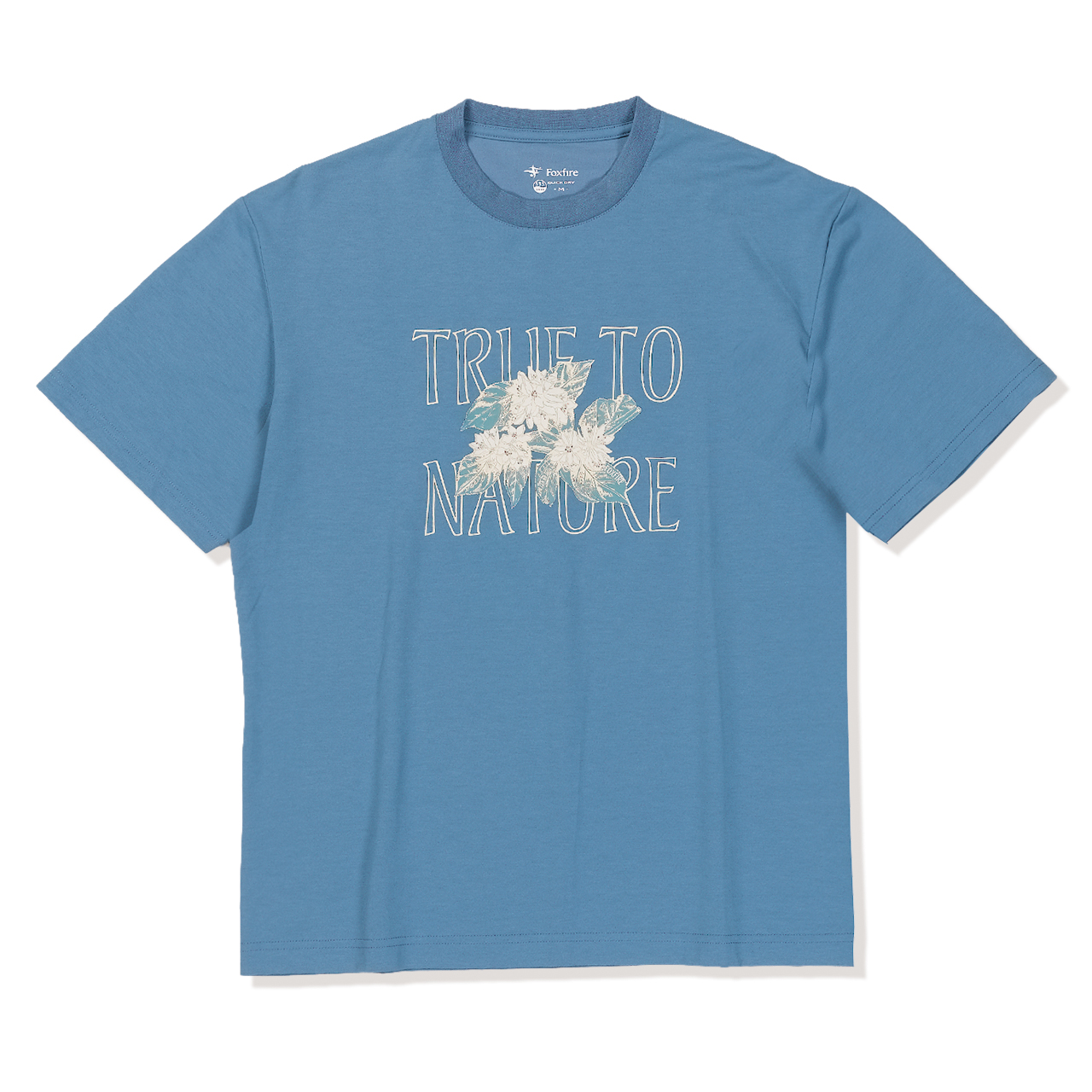TSフラワーTTNティーS/S / ライトブルー TS Flower TTN Tee S/S