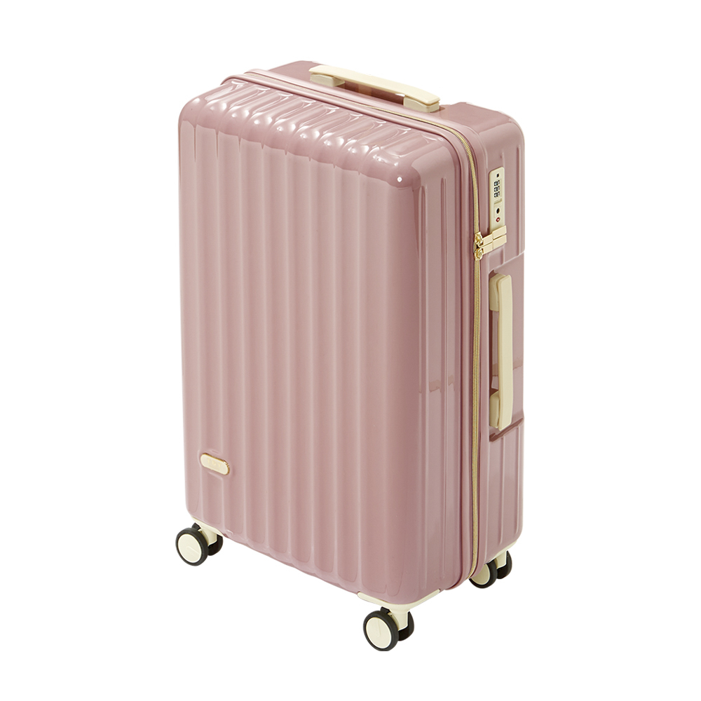 チーズ模様のピンクスーツケース 中型 pd_76b86278079746a1821d44ac1dc