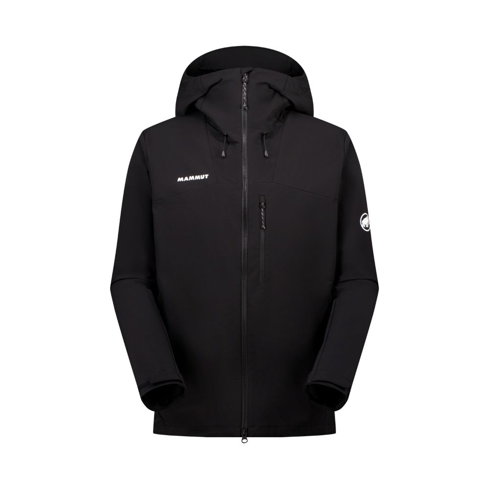 トレッカーズ ソフトシェル フーデッド ジャケット AF メン / bk