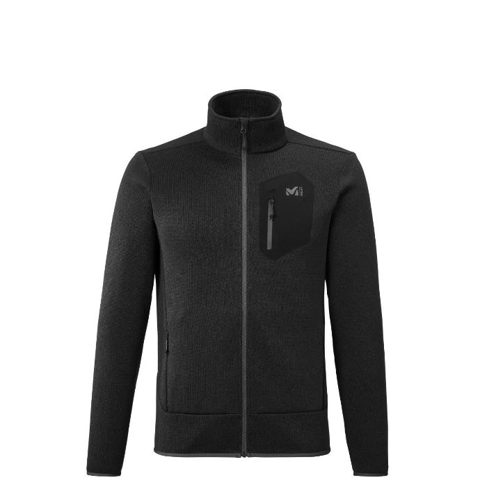 【Men's M ブラック系】 Millet ( ミレー ) トリベニ ジャケット Tribeni Jacket Black / Noir ニットセーター調 ポリエステル ウェア トップス アウター ジャケット トリベニ ジャケット メンズ / TRIBENI JKT M｜ミレー / MILLETの通販