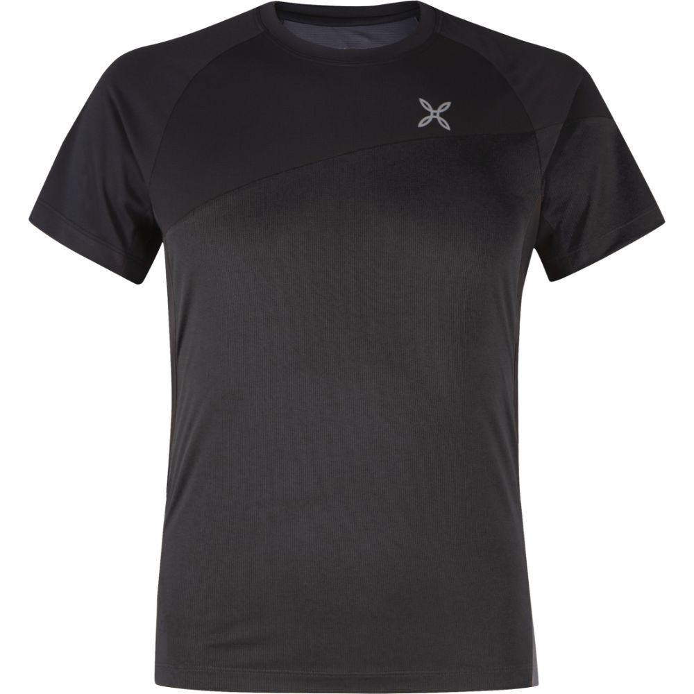カラーブロッキングTシャツ / BLACK COLOR BLOCKING T-SHIRT MTGN24X