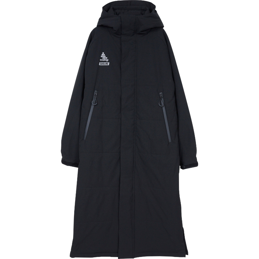 発熱中綿ベンチコート / BLACK 1243-31104-010 アウター ユニセックス