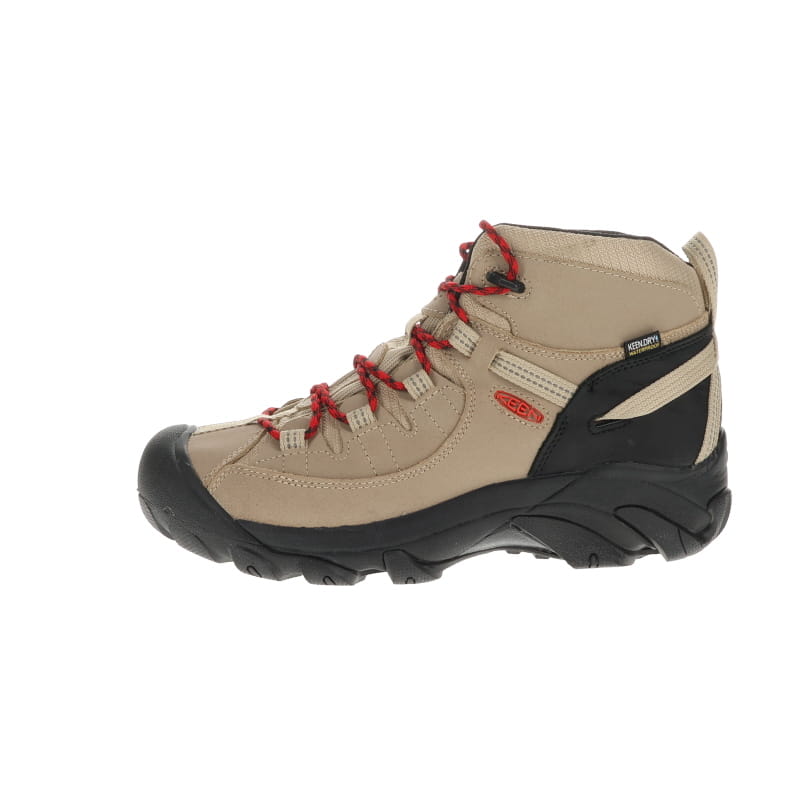 メンズ ターギー ツー ミッド 防水ハイキングシューズ / Safari/Red