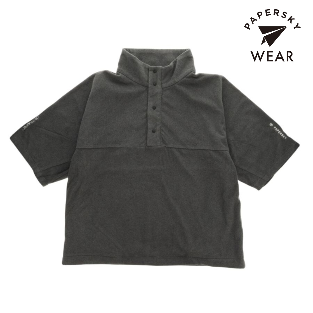 PAPERSKY 半袖フリース L PAPERSKY WEAR POLARTEC “MICRO SERIES FLEECE” HALF SLEEVE（ユニ