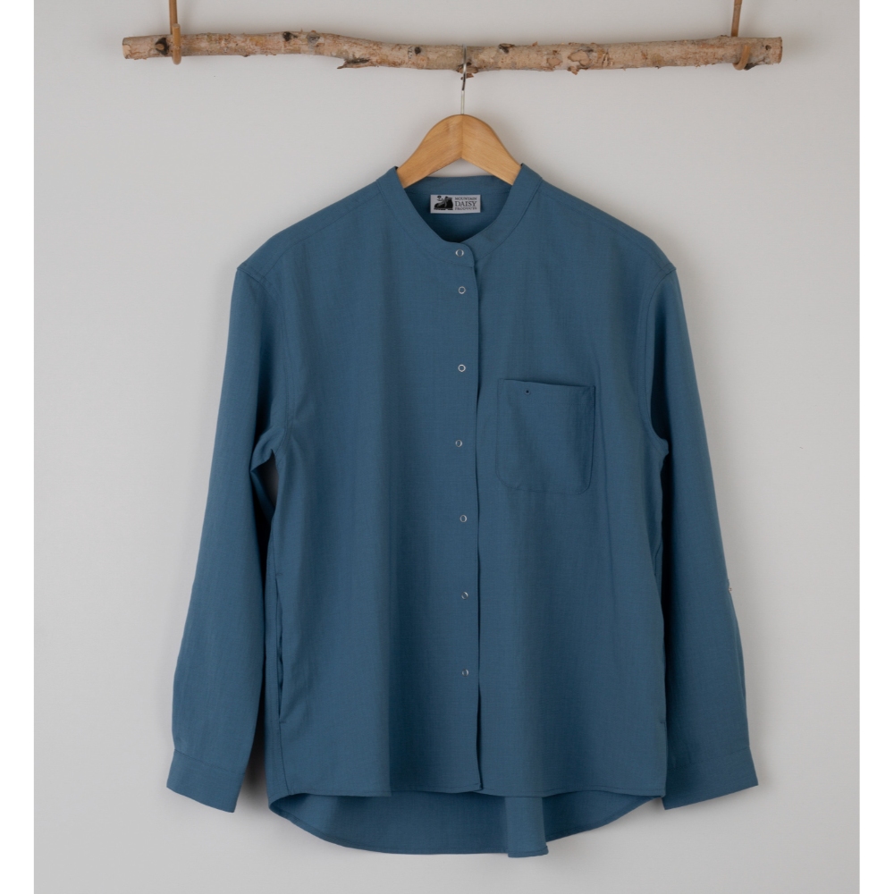 四角友里ブランド】 My Basic Shirt（ウィメンズ） / MDP25202 AJISAI