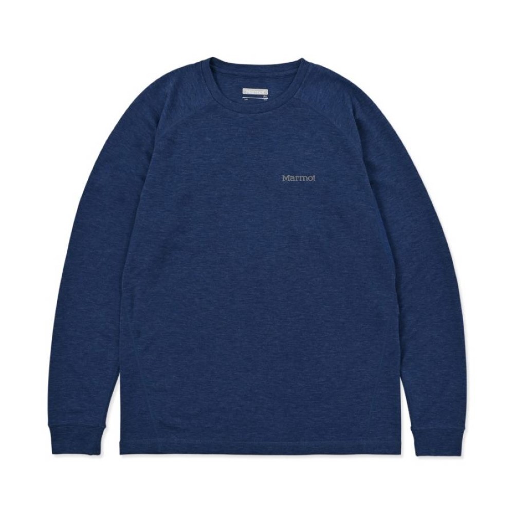 クライムウールスキンロングスリーブ / スモークブルー Climb Wool L/S 