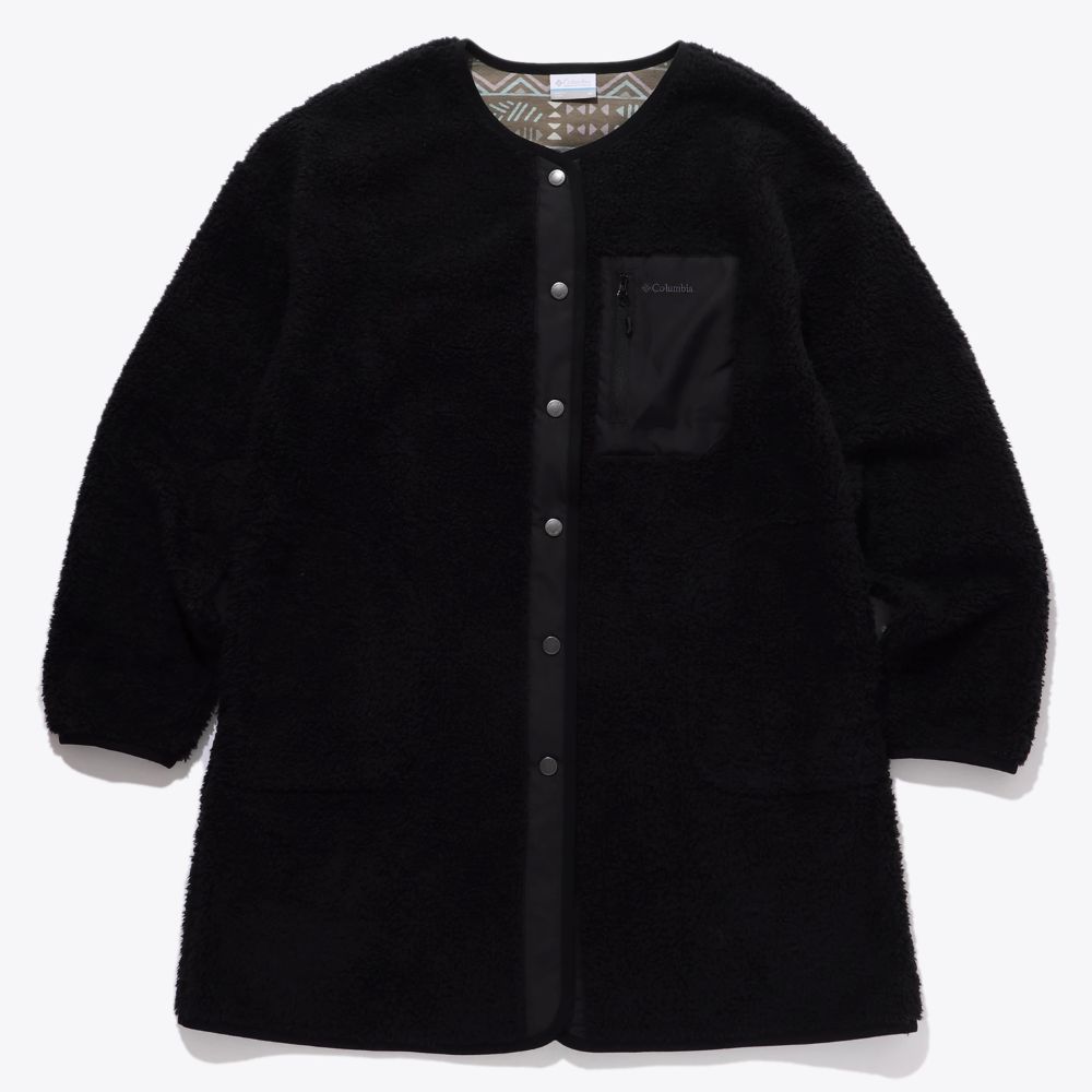 ウィメンズクリスタルベンドロングジャケット / PL0257 010 Black