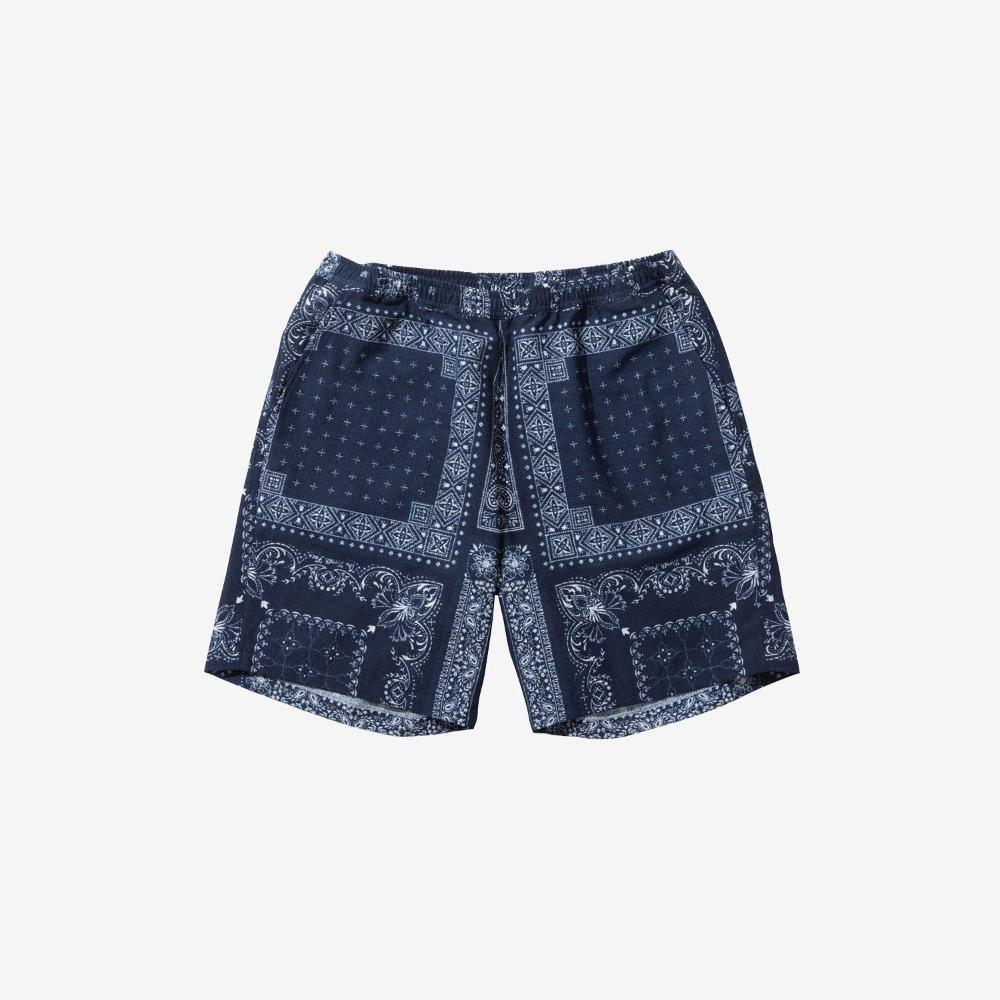 美品■ノースフェイス　NB42330　アロハベントショーツ　バンダナ柄　黒　M THE NORTH FACE ザ・ノース・フェイス ハーフパンツ メンズ