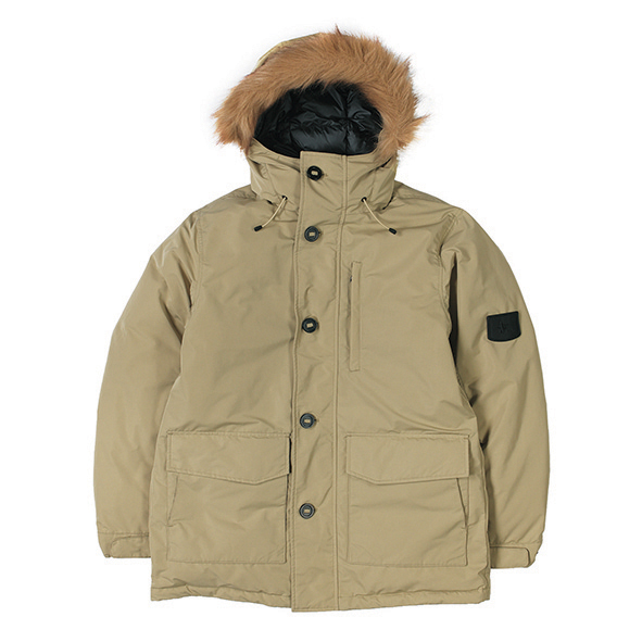 Foxfire*4.9万円*クエーサーダウンジャケット 650* アウトレット】 クエーサー ダウンジャケット メンズ / ベージュ
