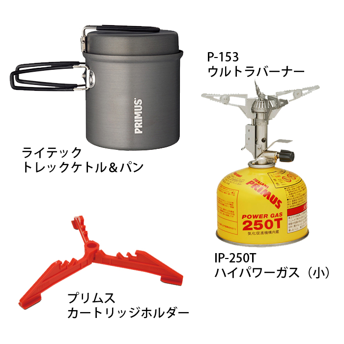 PRIMUS コンパクト収納 ガスバーナーとランタンのセット プリムス（PRIMUS）のミニバーナー＆小型ランタンセット 入荷