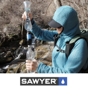 登山だけでなく防災アイテムとしても使える浄水フィルター
