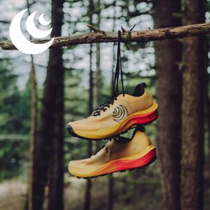 テクニカルなトレイルで頼れるハイクッシンシューズ