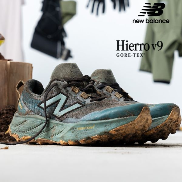 高クッション×高グリップ Fresh Foam X Hierro v9 トレイルランニングシューズ