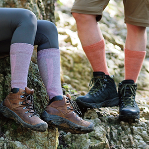 山を登るために考えられた靴下！